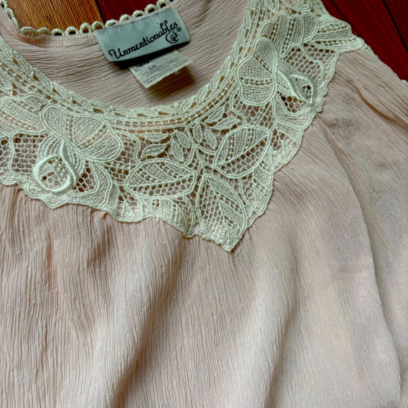 Unmentionables Vintage silk slip light pink - Picture 6 of 9